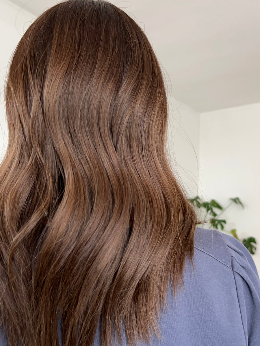 GARDENIA | 7x7" cap hair topper | 17" length