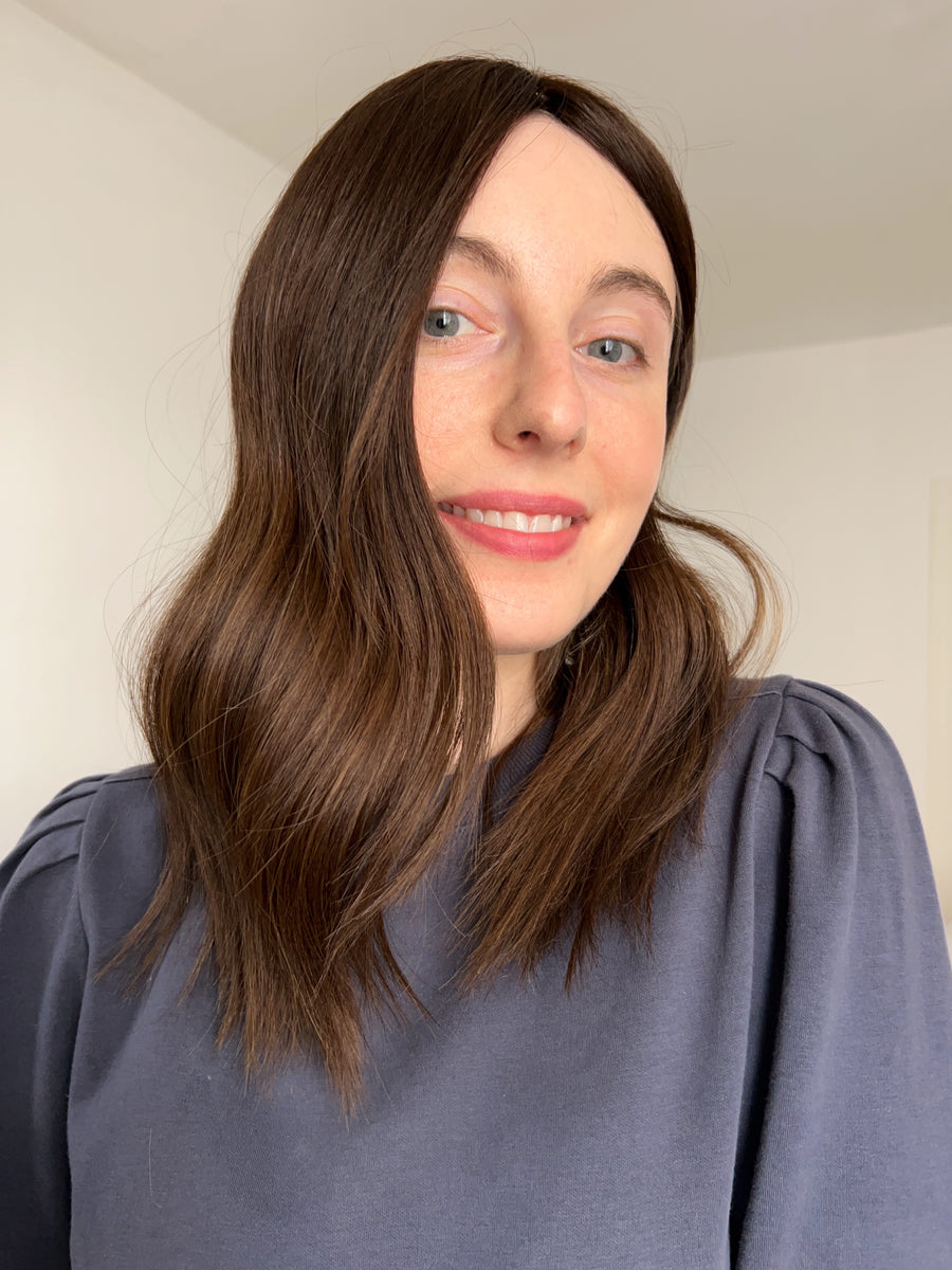 GARDENIA | 7x7" cap hair topper | 17" length