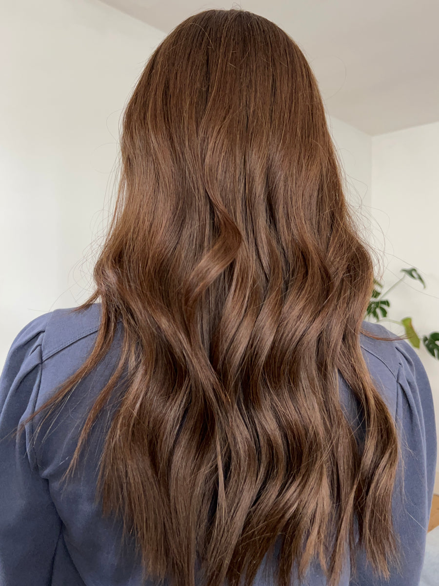 CARNATION | 7x7" cap hair topper | 20-21" length