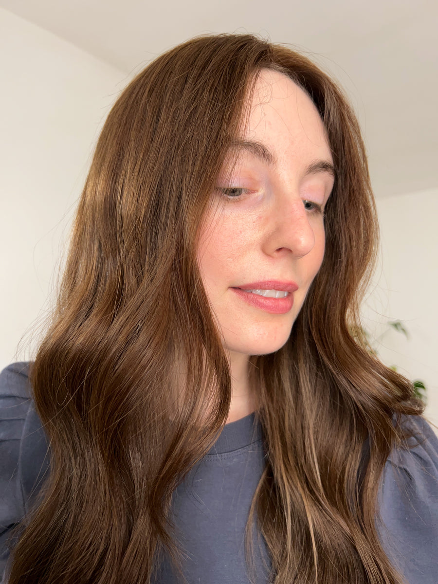 CARNATION | 7x7" cap hair topper | 20-21" length