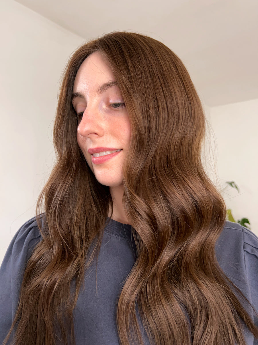 CARNATION | 7x7" cap hair topper | 20-21" length