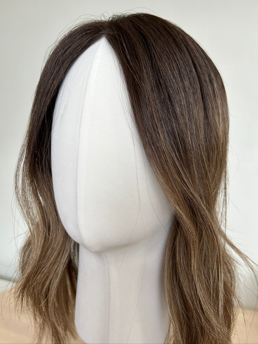 AZALEA | 8x8" cap hair topper | 15" length
