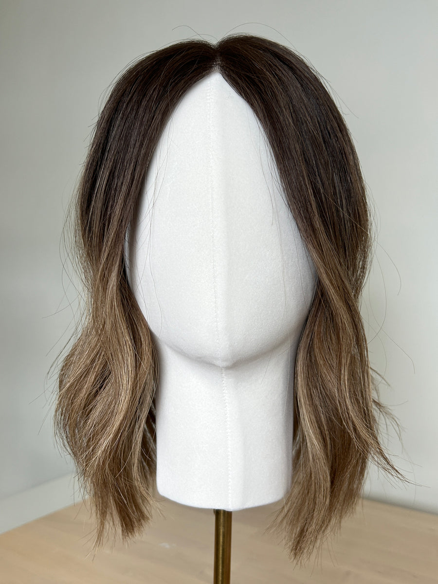 AZALEA | 8x8" cap hair topper | 15" length