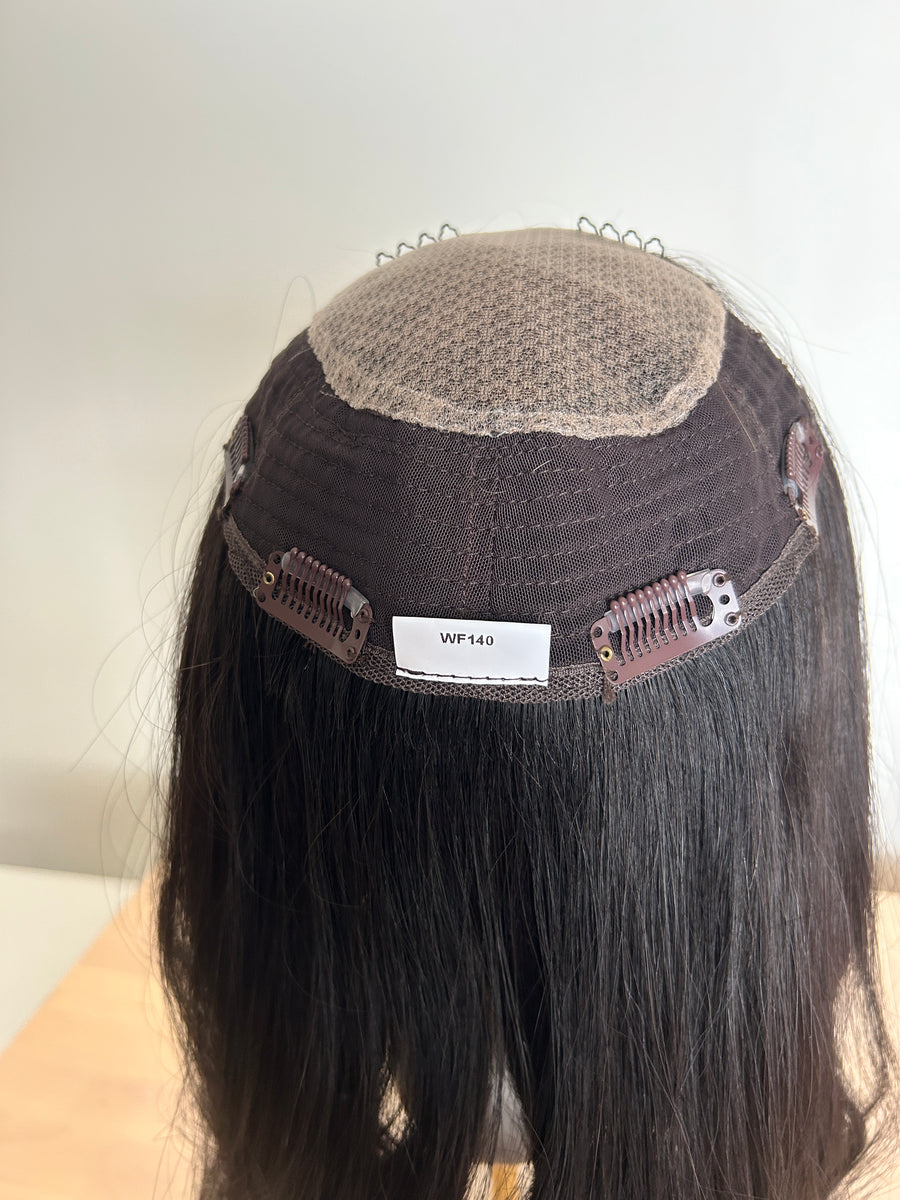 FREESIA | 7x7" cap hair topper | 17" length