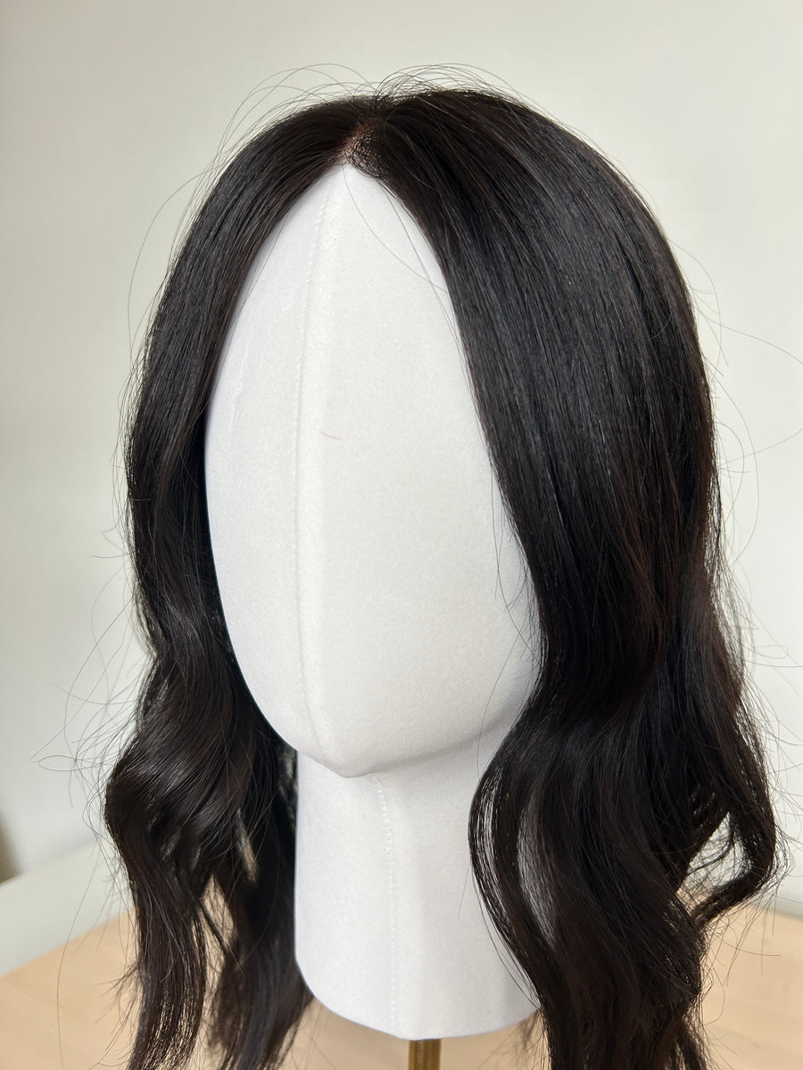 FREESIA | 7x7" cap hair topper | 17" length