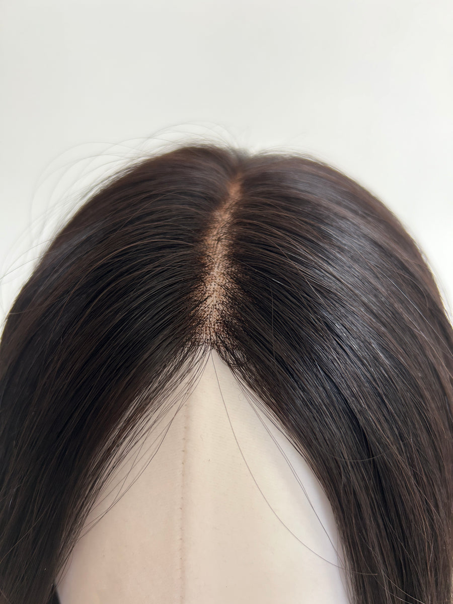 FREESIA | 7x7" cap hair topper | 17" length
