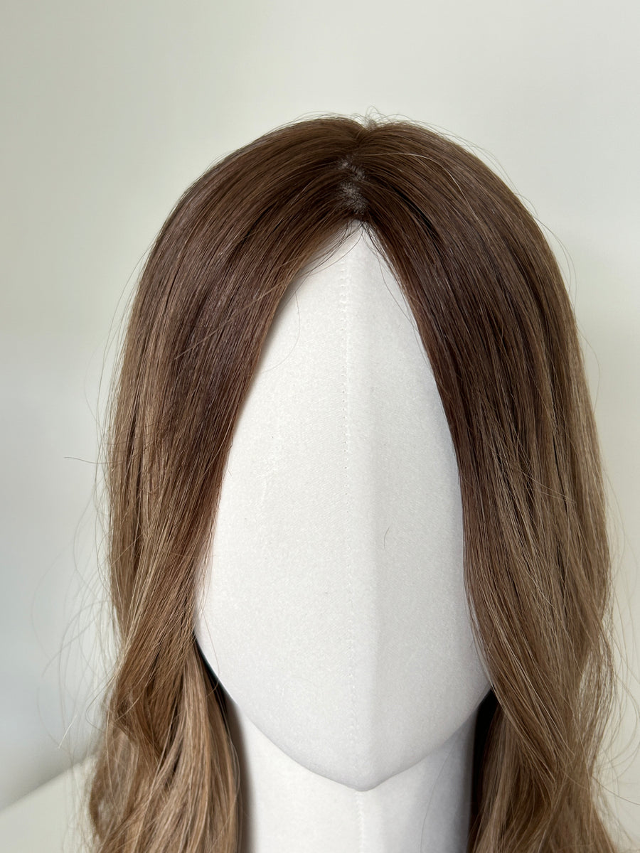 LILY | 8x8" cap hair topper | 22-23" length