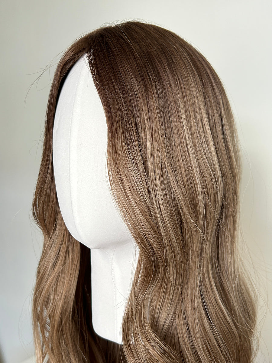 LILY | 8x8" cap hair topper | 22-23" length