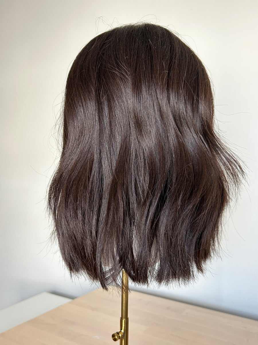 HEATHER | 9x9" cap topper | 13-14" length