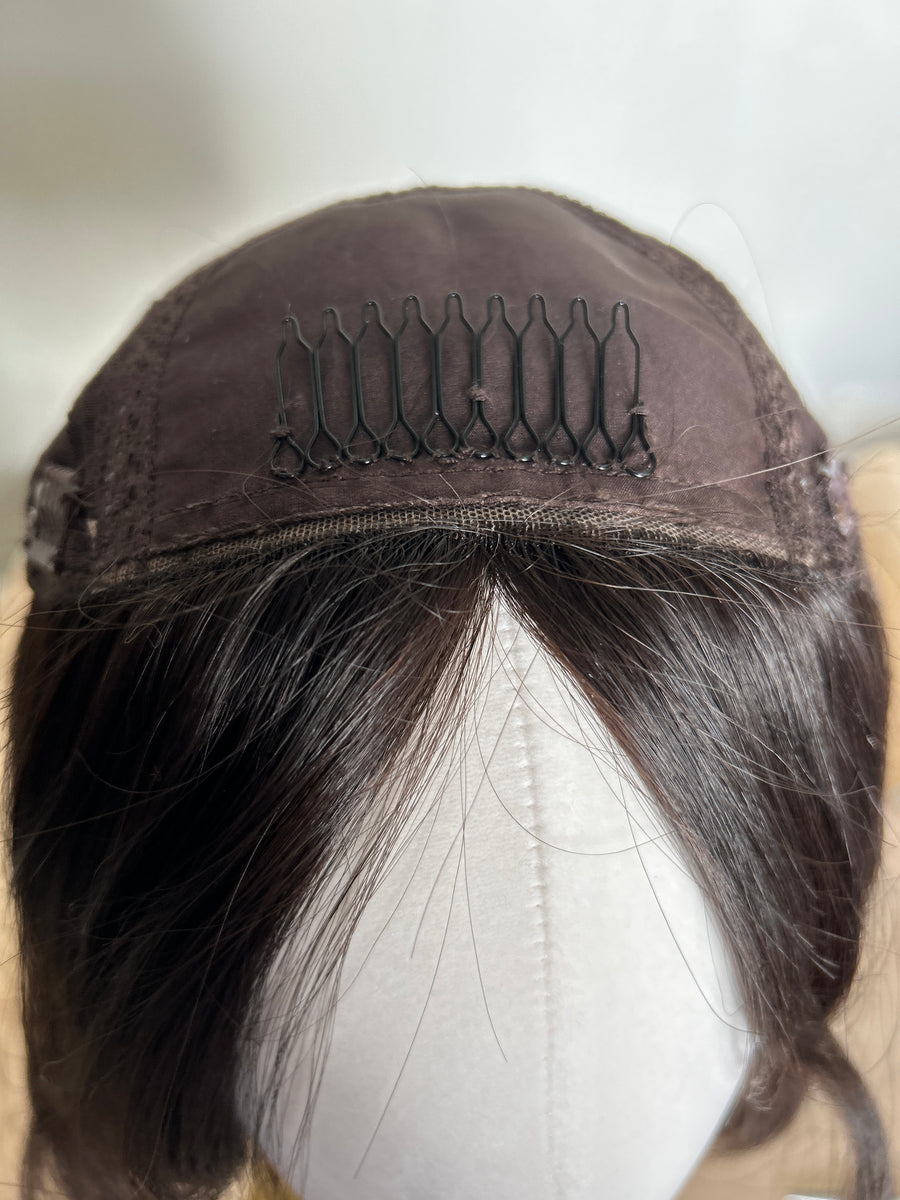 HEATHER | 9x9" cap topper | 13-14" length