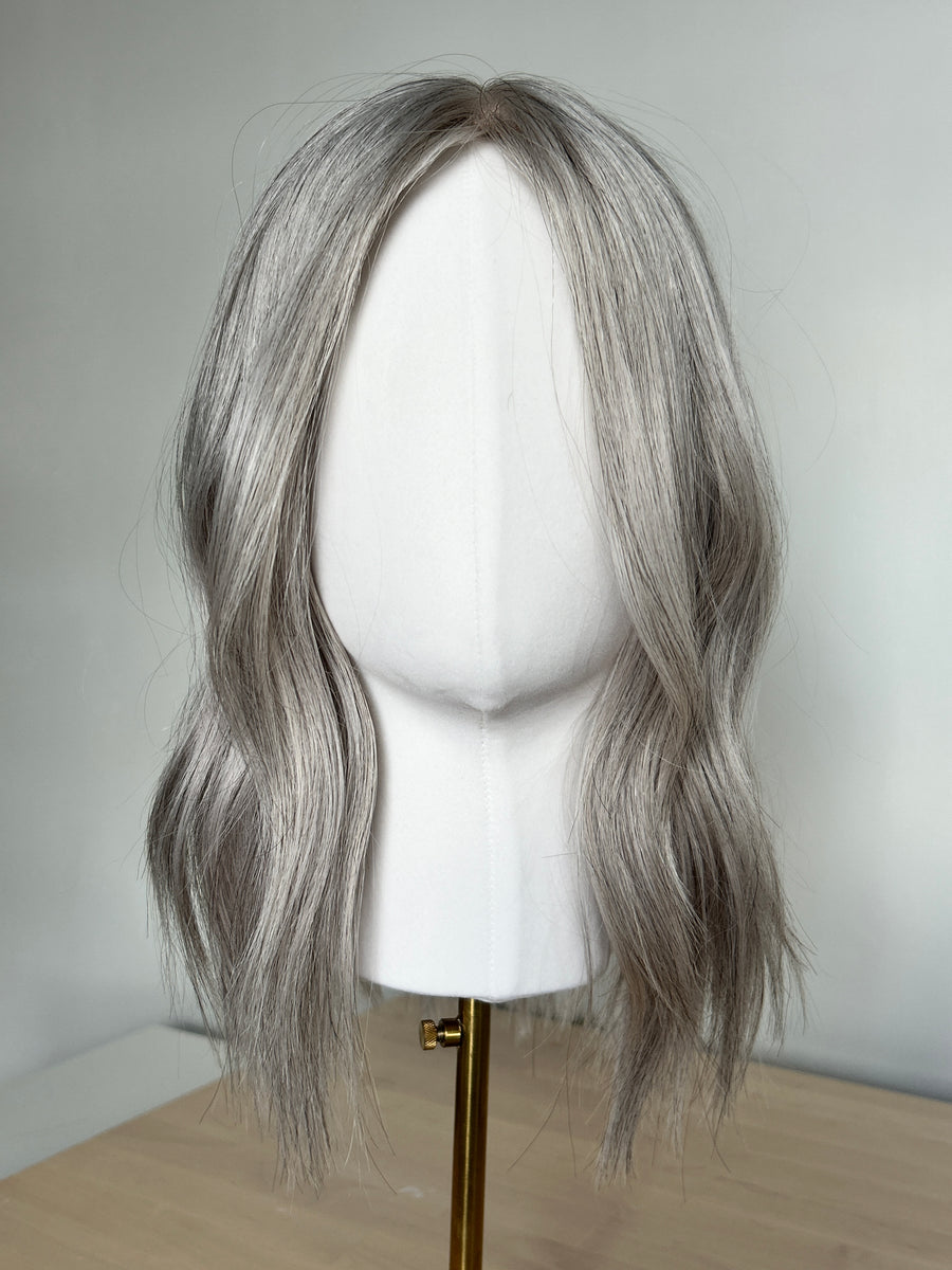 BLUSH | 8x8" cap hair topper | 16" length
