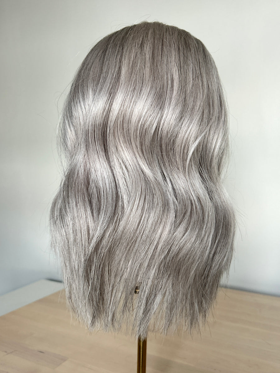 BLUSH | 8x8" cap hair topper | 16" length