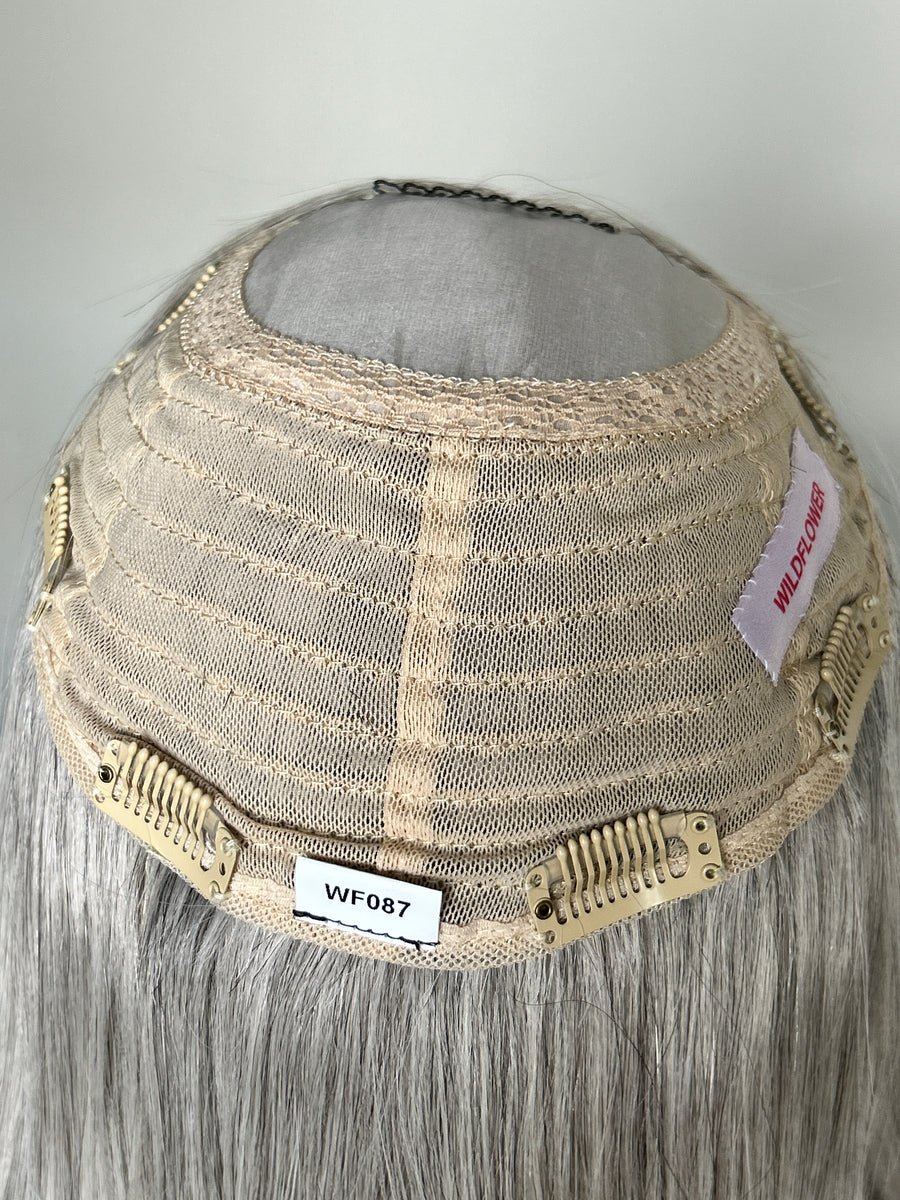 BLUSH | 8x8" cap hair topper | 16" length