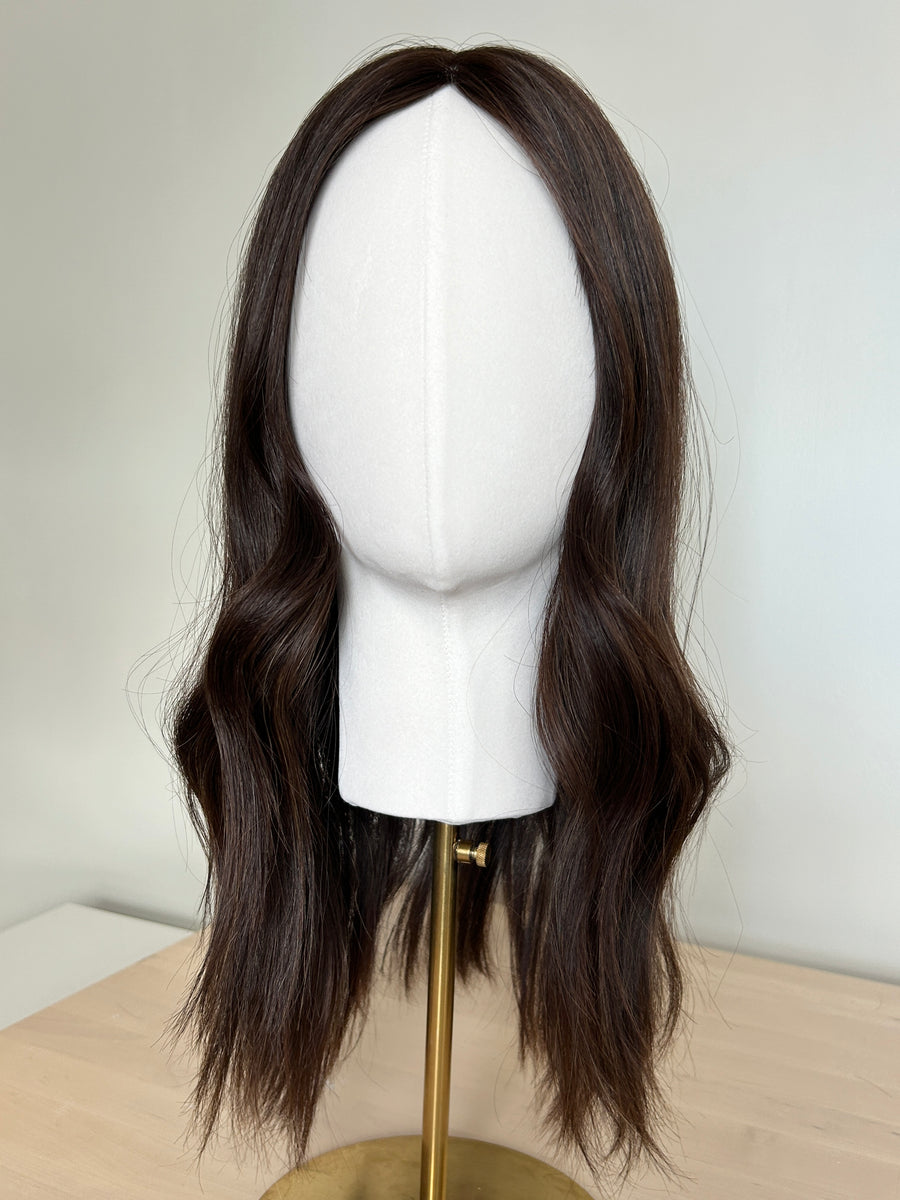 BLUEBELL (with highlights) | 8x8" cap hair topper | 20" length