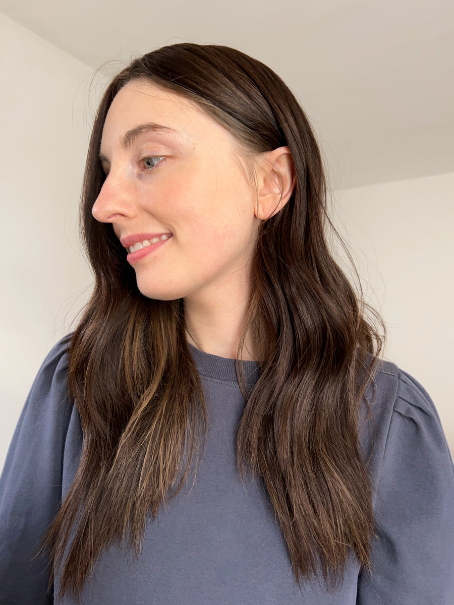 BLUEBELL (with highlights) | 8x8" cap hair topper | 20" length