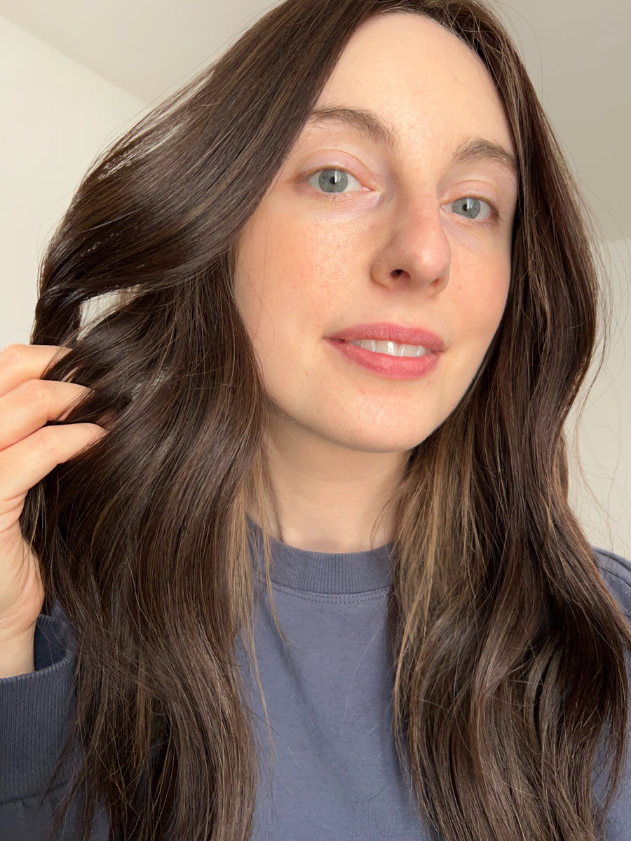 BLUEBELL (with highlights) | 8x8" cap hair topper | 20" length