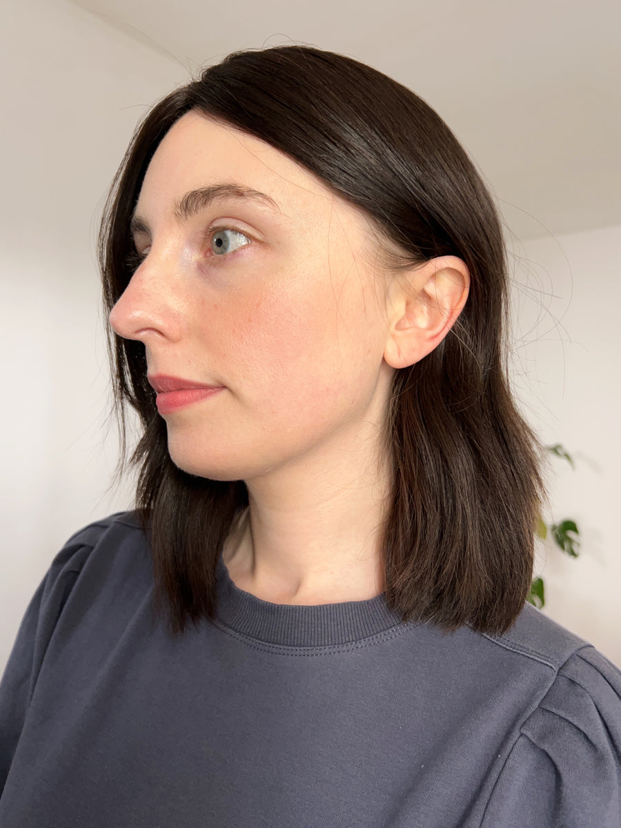 HEATHER | 9x9" cap topper | 13-14" length