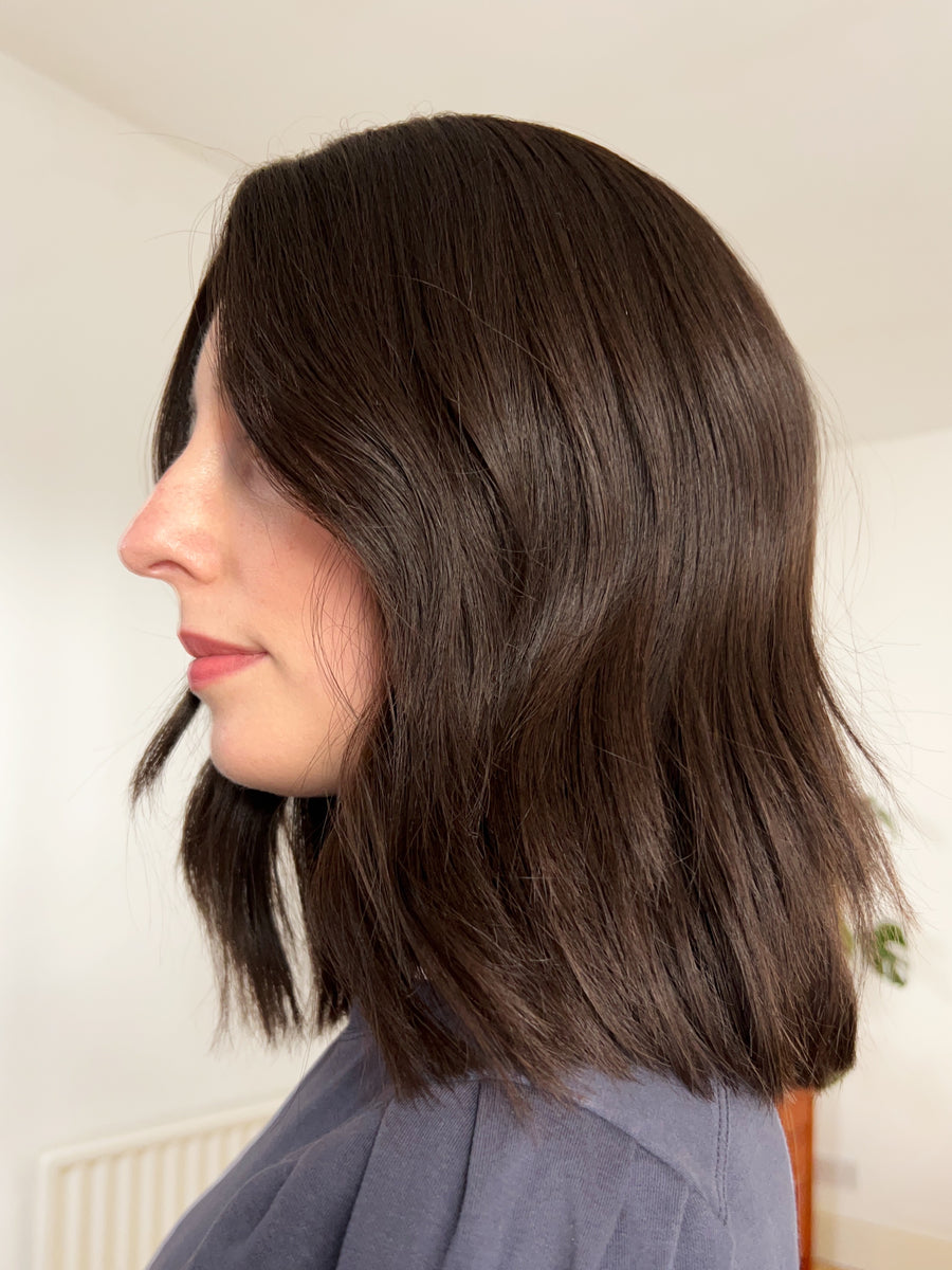 HEATHER | 9x9" cap topper | 13-14" length