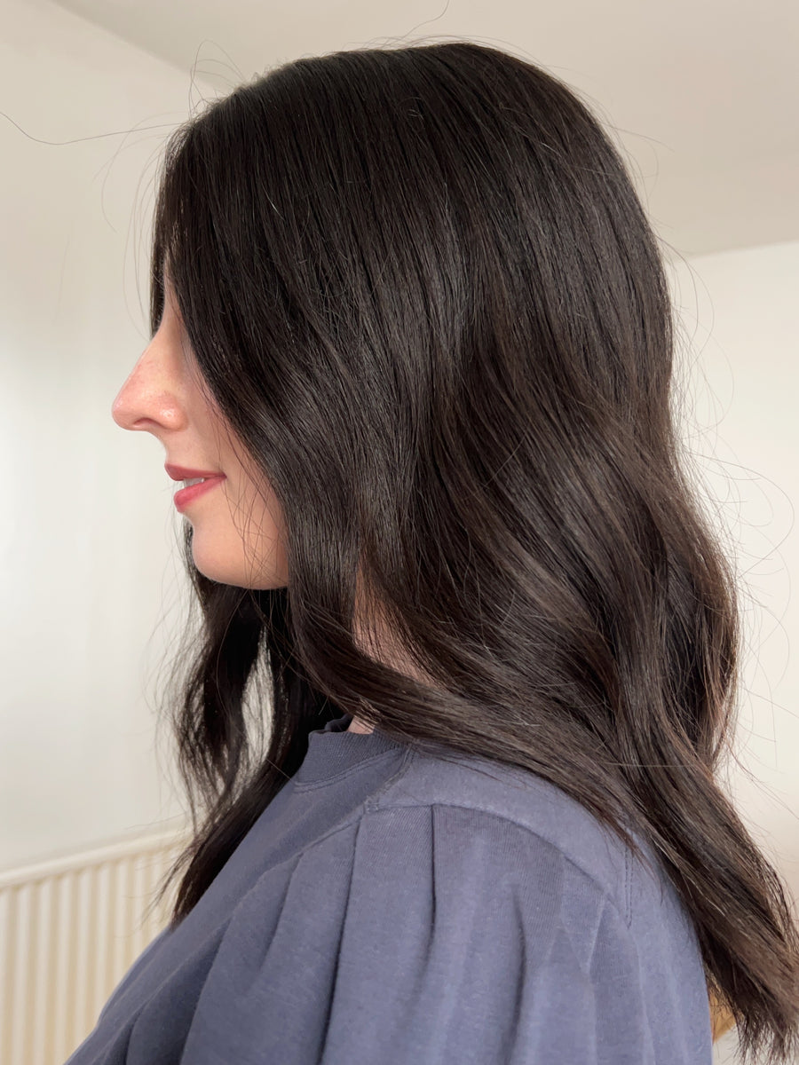 FREESIA | 7x7" cap hair topper | 17" length