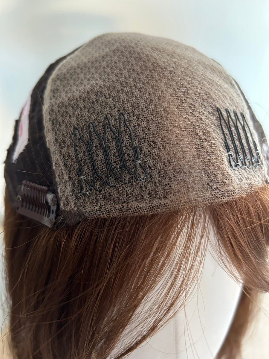 VIOLET | 8x8" cap hair topper | 16-17" length