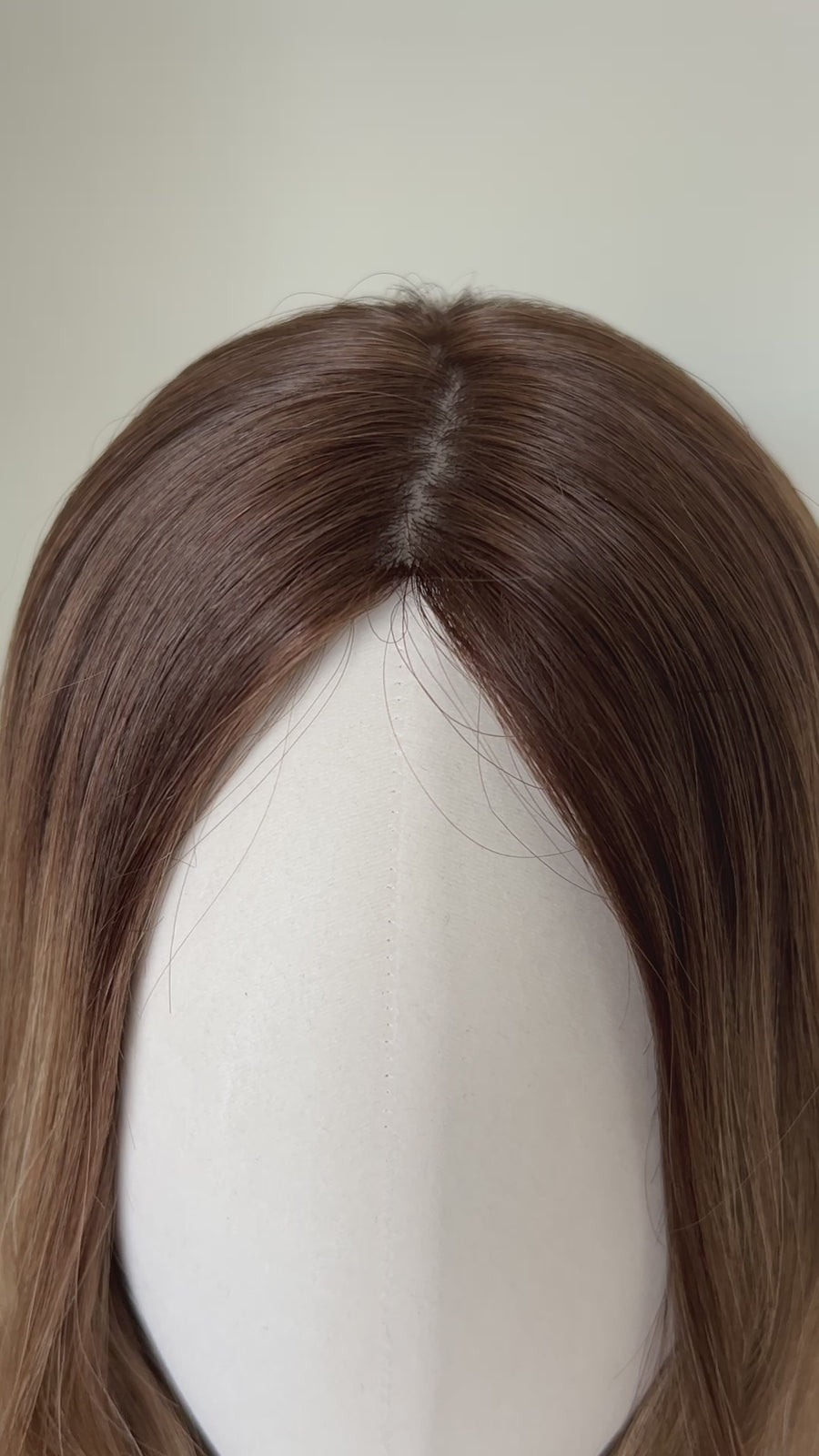 LILY | 8x8" cap hair topper | 17-18" length
